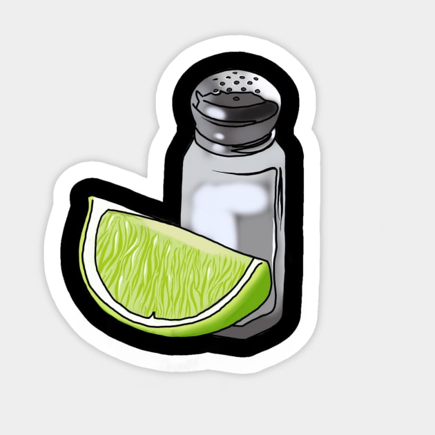 Tequila, Lime & Salt Sticker by TequilaBlockingbird